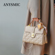 ANYSMIC包包女包輕奢侈大牌高端品牌女士包2026新款斜挎感單肩手提包 杏色