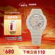 卡西歐（CASIO）G-SHOCK GIRLS GMA-S2100 八王子 運動(dòng)女士手表防水手表 送女友 GMA-S2100-4APR-200米防水