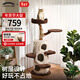 獸牌樹(shù)屋貓爬架大型貓樹(shù)貓窩一體實(shí)木貓抓柱小戶(hù)型貓架子豪華貓屋暖冬 樹(shù)屋貓爬架【經(jīng)典色】