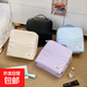 化妝包收納大容量便攜外出旅行收納包多層可立式掛行李箱鏡子包 藍色 可立式鏡子化妝包