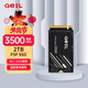 GEIL金邦 2TB SSD固態(tài)硬盤(pán)M.2接口PCIe 3.0（NVMe協(xié)議）2242短板 掌機游戲 高速3500MB/S P3P系列