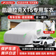 STARFANS車(chē)衣全車(chē)罩汽車(chē)防雨罩牛津布加厚防塵遮雨隔熱擋風(fēng)防冰雹保護罩 適用于凱迪拉克XT5 2.0T車(chē)衣全車(chē)罩 銀色加棉加厚牛津布汽車(chē)衣罩外套
