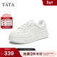 他她（TATA）女鞋2025秋時(shí)尚鞋子女休閑鞋厚底小白鞋新款板鞋CD501CM5 白色 37