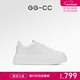GG-CC【椰椰奶霜】春季新款時(shí)尚厚底小白鞋女真皮板鞋運動(dòng)鞋G25U2092 白色 36