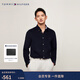 Tommy Hilfiger【燈芯絨】秋冬男裝商務(wù)休閑通勤純色修身長(cháng)袖襯衣襯衫外套 藏青色FAP M