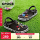 卡駱馳（CROCS）貝雅卡駱班洞洞鞋|205089 黑色/白色-066   43 (270mm)  