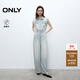 ONLY 2025夏季萊賽爾復古水洗長(cháng)褲連體褲牛仔褲女|125364001