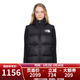 北面（The North Face）美版1996 RETRO NUPTSE羽絨馬甲男女款700蓬 NF0A3JQS女款LE4-黑色 M