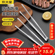 炊大皇304不銹鋼烤肉夾廚房牛排夾燒烤夾 食品級加長(cháng)食品夾大號夾子