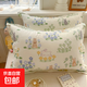 小清新ins碎花全棉枕套一對純棉枕頭套40x60單個(gè)加大枕芯 叢林兔【百寐】 植物花卉 單只50cm*80cm【無(wú)枕芯】