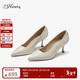 73Hours劉亦菲熱巴同款女鞋Brittany職業(yè)高跟鞋婚鞋淺口單鞋女軟底舒適