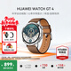 華為（HUAWEI）手表WATCH GT 4【咨詢(xún)享優(yōu)惠】運動(dòng)智能兩周續航藍牙通話(huà)體溫血氧心率監測送男女士朋友禮物6Pro 46mm山茶棕【皮表帶+貼膜】