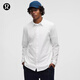lululemon丨New Venture男士修身剪裁長袖襯衫 速干芯吸 LM3CYES 白色 L