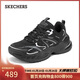 斯凱奇（Skechers）【成毅同款】漫月鞋二代氣墊老爹鞋女厚底增高時(shí)尚百搭休閑177606
