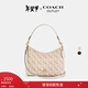 蔻馳（COACH）【禮物】奧萊女士女包LAUREL 30號單肩包腋下斜挎包流浪包通勤 IM/粉筆白色 混合色