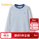 巴拉巴拉童裝兒童長(cháng)袖t恤春秋裝2025男童上衣女童打底衫寶寶209925171202