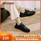 斯凱奇（Skechers）男士商務(wù)皮鞋秋季休閑鞋通勤軟底百搭德比鞋上班鞋204702