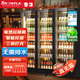 雪花展示柜商用飲料酒水冷藏柜全屏冷飲保鮮柜網(wǎng)紅啤酒柜超市便利店冰箱冰柜冷柜 三門(mén)酒水柜【1680*600*1830】新一級能效 【網(wǎng)紅經(jīng)典款】三色燈光注塑門(mén)框【東貝節能+防霧款】