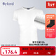 百富（BYFORD）男士打底T恤棉圓領(lǐng)短袖螺紋打底衫休閑寬松百搭內衣男MW8841