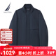 諾帝卡（NAUTICA）【商場(chǎng)同款】男裝25秋冬新款防潑水隱藏帽厚夾克棉服男JC5314 藏青4NV M