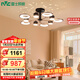 雷士（NVC）北歐吊燈簡(jiǎn)約創(chuàng  )意網(wǎng)紅分子燈吸頂客廳燈網(wǎng)紅現代燈飾WHXD80Z/F-03