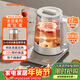 九陽(yáng)（Joyoung）【太空系列】1.5L養生壺玻璃花茶壺 純鈦加熱盤(pán)抗異味 12大功能 24h保溫 0膠水電水壺WY501