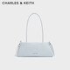 CHARLES&KEITH蝴蝶結簡(jiǎn)約單肩腋下包法棍包包女包生日女神節禮物CK2-20160193