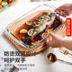 青蘋(píng)果長(cháng)方形耐熱玻璃烤盤(pán)烤箱用微波爐專(zhuān)用魚(yú)盤(pán)餐盤(pán)菜盤(pán)2.2L