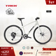 崔克（TREK）FX 3 碳纖維前叉液壓碟剎休閑通勤健身多功能自行車(chē)平把公路車(chē) 月光銀色  直郵到家 S（建議身高155-165CM） 10速