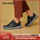 斯凱奇（Skechers）新年禮物男士皮鞋冬季商務(wù)男鞋高檔休閑鞋軟底通勤板鞋210835