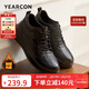 意爾康男鞋秋冬高幫舒適加絨棉鞋真皮商務(wù)運動(dòng)休閑鞋 59842W黑色42