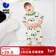 迷你巴拉外出連體衣男女童寶寶爬服哈衣夏季新款【速干純棉】