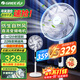 格力（GREE）電風(fēng)扇直流變頻落地扇雙層14葉大風(fēng)力智能遙控家用風(fēng)扇落地扇一級能效輕音純銅電機 16寸雙層仿生蝴蝶扇22檔