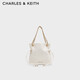 CHARLES&KEITH柔軟抽繩簡(jiǎn)約鏈條福袋包單肩斜挎包包女包生日禮物CK2-80151536