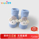 優(yōu)奇嬰兒襪子秋冬季加絨加厚卡通可愛(ài)寶寶襪套超萌新生兒襪子防滑保暖
