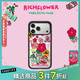 CASETIFY Rich Flower 有錢(qián)花系列 新年發(fā)發(fā)發(fā) 適用于iPhone17/16/15 Air/Plus/Pro/Max 蘋(píng)果手機殼 透明黑框Magsafe iPhone 17 Pro 