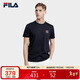 FILA 斐樂(lè )官方男子短袖T恤2025夏季簡(jiǎn)約圓領(lǐng)商務(wù)休閑通勤短袖衫