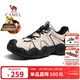 駱駝（CAMEL）云山1代戶(hù)外徒步登山休閑丑萌鞋男加絨 G15S076104R 米白/黑 42