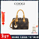 COOGI包包女款輕奢侈女士包手提斜跨包生日新年情人禮物送女友老婆 咖啡色
