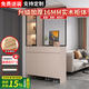 優(yōu)慕帝【全實(shí)木】入戶(hù)玄關(guān)柜客廳隔斷柜置物架儲物柜門(mén)口屏風(fēng)柜鞋柜一體 左柜【卡其色】100*35*200