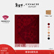 蔻馳（COACH）【新年禮物】奧萊男女同款經(jīng)典標志大尺寸圍巾戶(hù)外保暖禮物 1941紅色