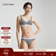 Calvin Klein內衣【新年禮物】女士提花舒適棉質(zhì)ck薄墊輕運動(dòng)無(wú)鋼圈背心式文胸 P7A-椰青灰 M