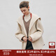 衣香麗影羊毛大衣女中長(cháng)款冬裝新款氛圍感雙面呢子外套 米色 一?？郯?XS