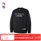 NBA官方凱爾特人勇士湖人球場(chǎng)生活男女保暖秋冬運動(dòng)潮流長(cháng)袖衛衣 湖人隊-圓領(lǐng)衛衣 2XL
