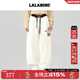 LALABOBO【玩偶熊系列】衛褲25年冬新原創(chuàng  )高級抽繩百搭保暖褲RBED-WXZC17 本白色 S
