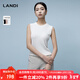 藍地（LANDI）[通穿三季]圓領(lǐng)無(wú)袖修身針織衫女吊帶背心內搭2024春夏新品 米白色 L