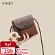 viney牛皮包包女包小眾斜挎手機包洋氣單肩包生日情人節禮物送女友老婆