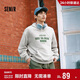 森馬（Semir）[商場(chǎng)同款]連帽衛衣男2025春時(shí)尚印花情侶上衣寬松101125116218
