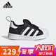 阿迪達斯（adidas）童鞋三葉草兒童春秋款男女?huà)胪浀棕悮ゎ^運動(dòng)鞋KI8790