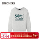 斯凱奇（Skechers）新年禮物中性冬季加絨保溫套頭衛衣L325U040